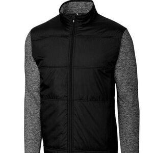 Moisture Wicking Drytec Stretch Knit Stealth Full Zip Jacket